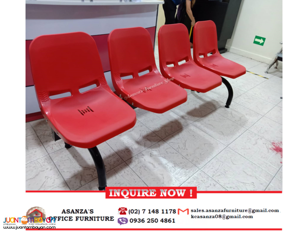 Plastic Gang-Chair | 3-4-5 SEATER | DIRECT FACTORY PRICE