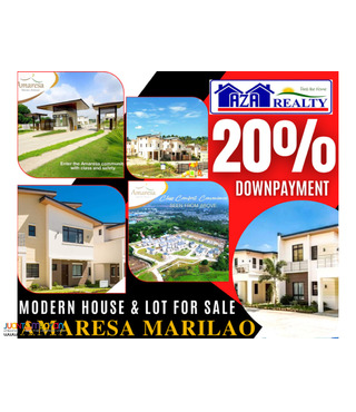 Amaresa Marilao Single Attached House And Lot For Sale in Bulacan