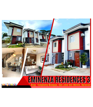 Eminenza Residences 3 House And Lot in San Jose Del Monte Bulacan