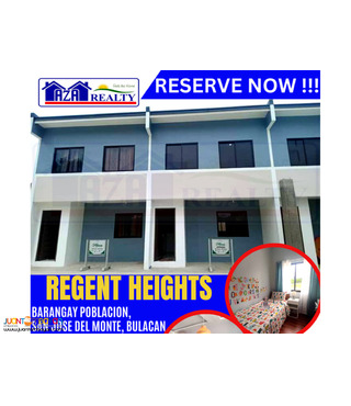 Regent Heights 3BR Townhouse House And Lot San Jose Del Monte Bulacan