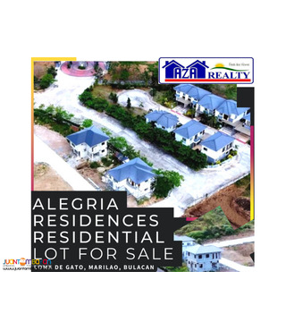 Alegria Residences Lot Only 224sqm. in Marilao Bulacan
