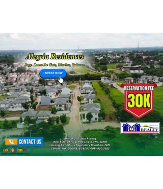 Vacant Lot Only 192sqm. in Marilao Bulacan Alegria Residences