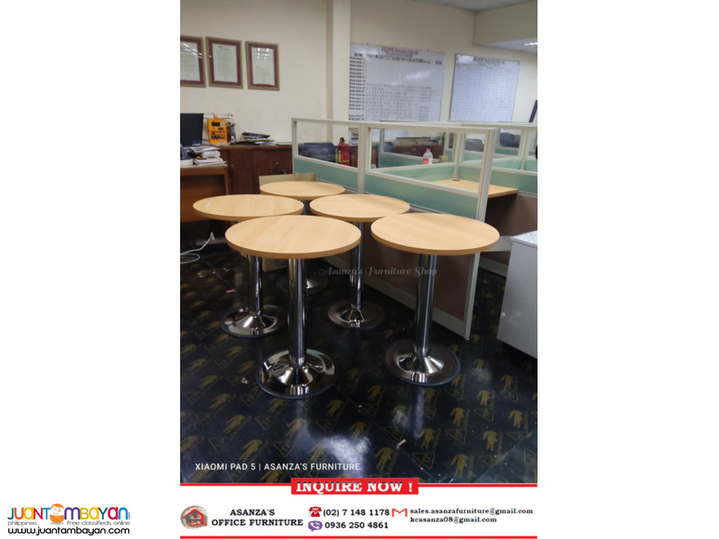 Round Shape Conference Desk | Chrome Legs | Factory Price