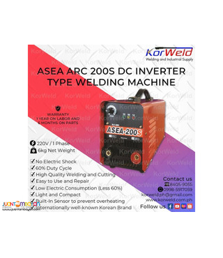 ASEA ARC 200S DC INVERTER TYPE WELDING MACHINE