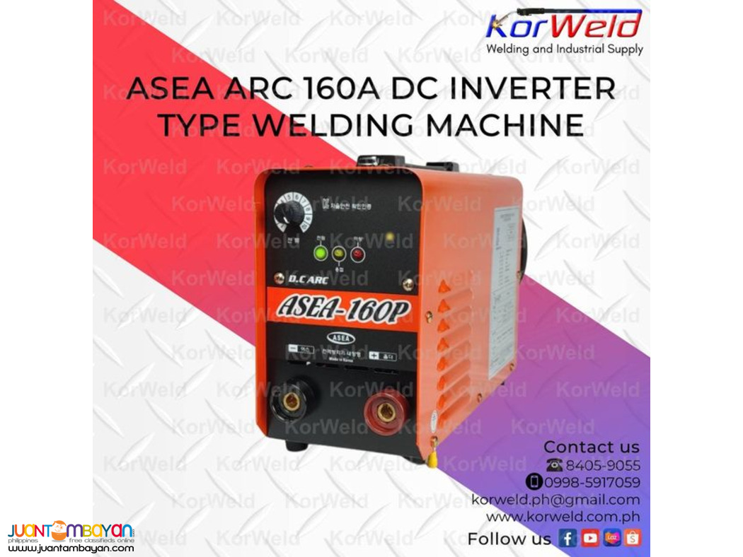 ASEA ARC 160A DC INVERTER TYPE WELDING MACHINE