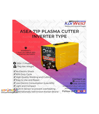 ASEA 71P PLASMA CUTTER INVERTER TYPE