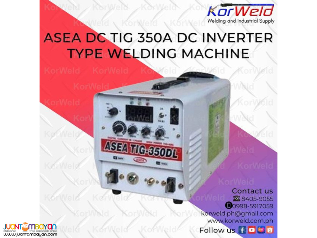 ASEA DC TIG 350A INVERTER TYPE WELDING MACHINE