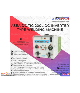 ASEA DC TIG 200L INVERTER TYPE WELDING MACHINE