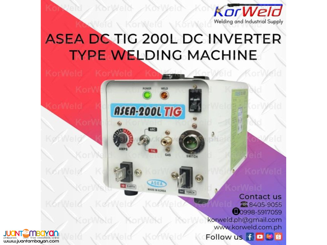 ASEA DC TIG 200L INVERTER TYPE WELDING MACHINE