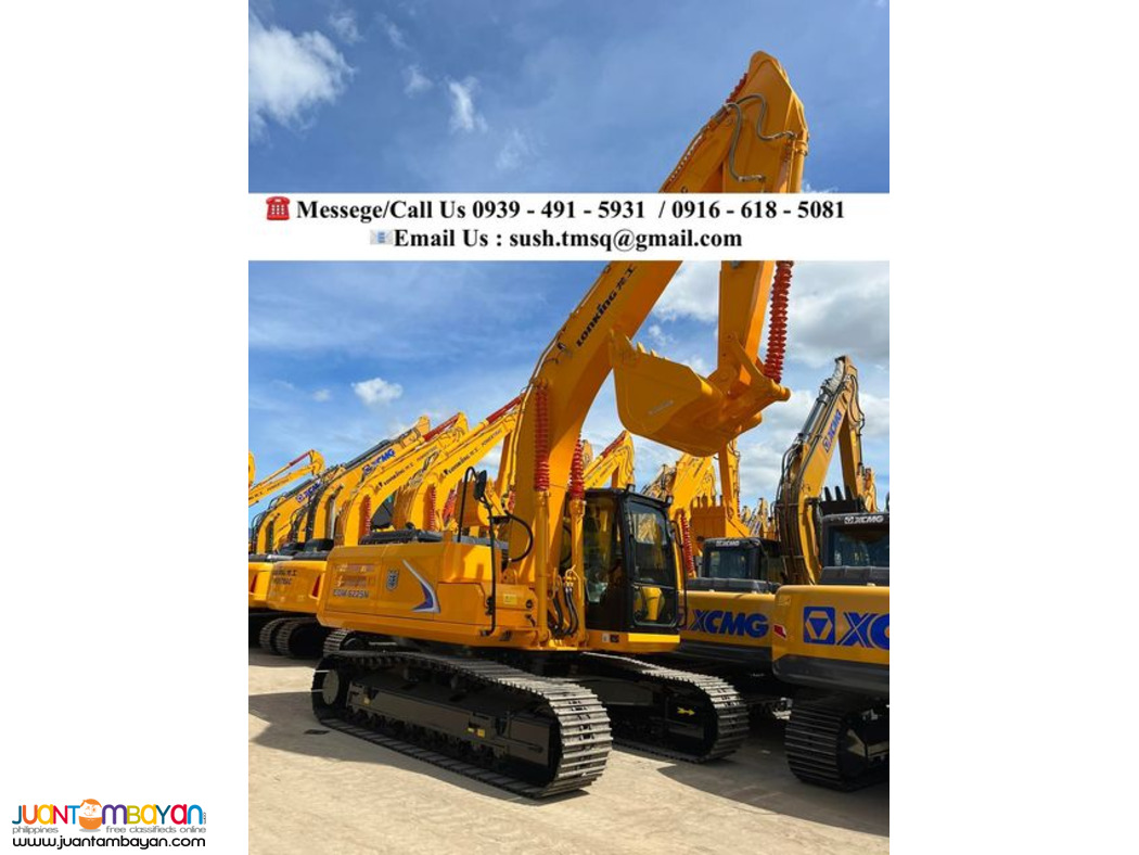 Brand New 1.1 cubic Backhoe Excavator CDM6225N Weichai Eng.