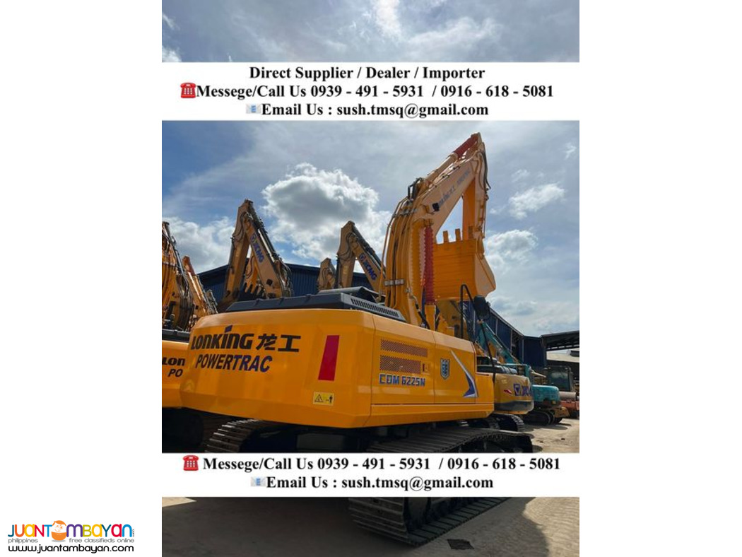 Brand New 1.1 cubic Backhoe Excavator CDM6225N Weichai Eng.