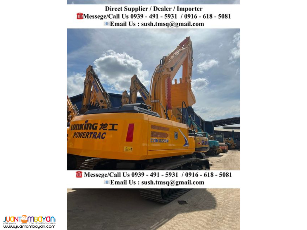 Brand New 1.1 cubic Backhoe Excavator CDM6225N Weichai Eng.