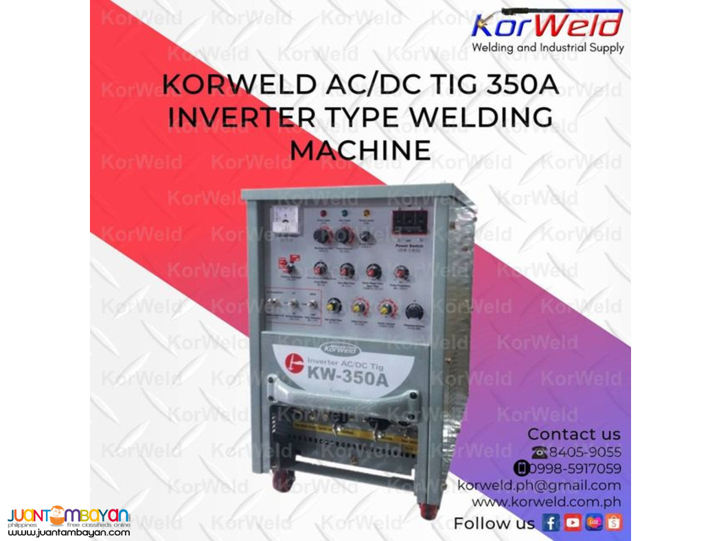 KORWELD AC/DC TIG 350A INVERTER TYPE WELDING MACHINE