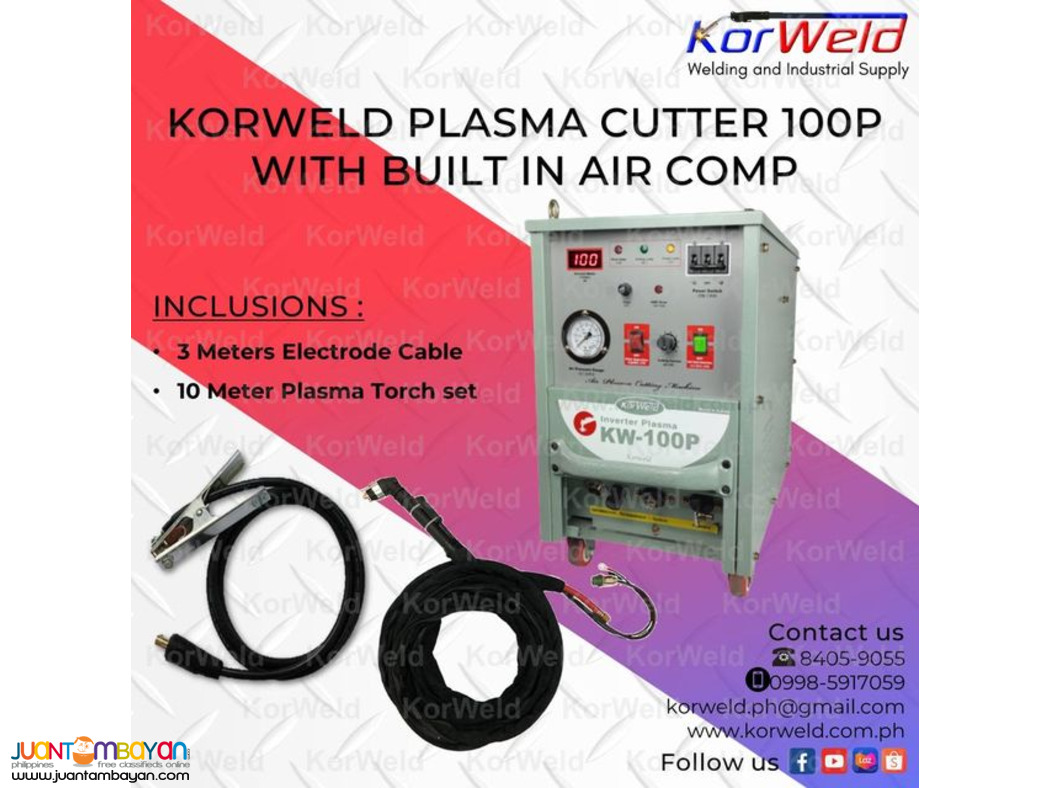 KORWELD PLASMA CUTTER 100P INVERTER TYPE