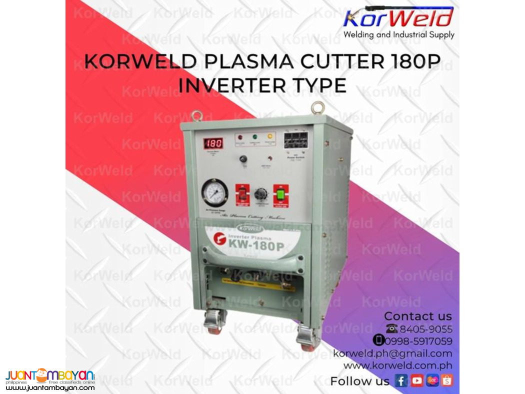 KORWELD PLASMA CUTTER 180P INVERTER TYPE