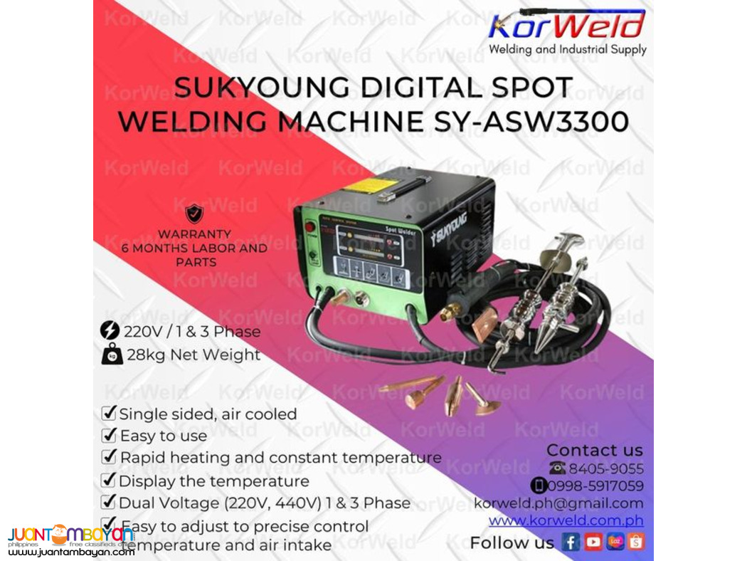 Sukyoung Digital Spot Welding Machine SY-ASW3300