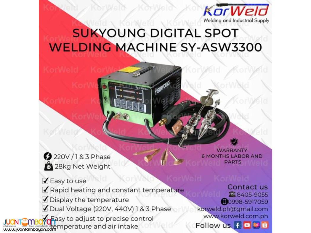 Sukyoung Digital Spot Welding Machine SY-ASW3300
