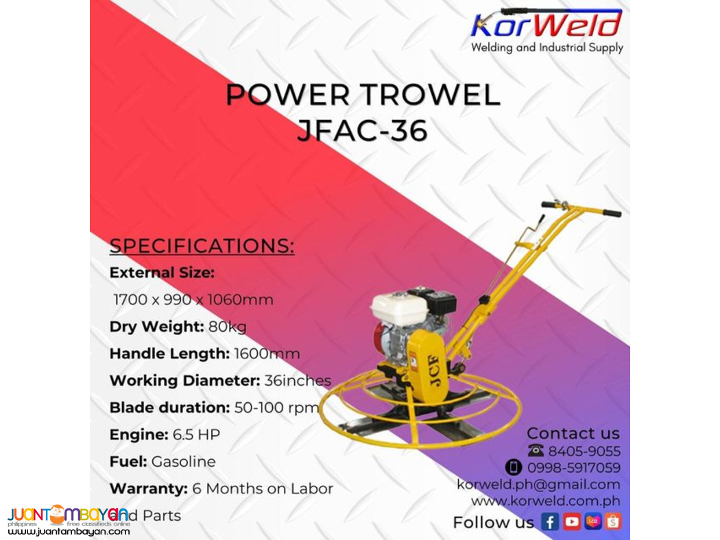 Power Trowel 36