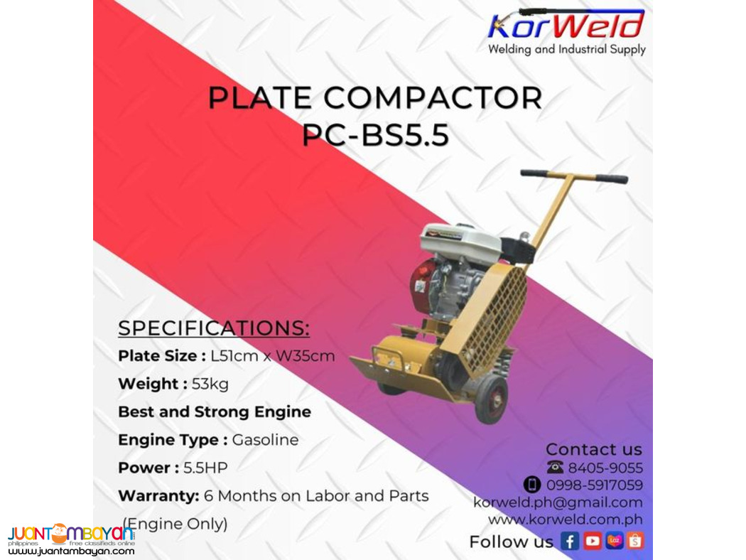 Plate Compactor PC-BS5.5