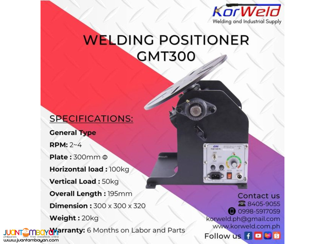  Welding Positioner GMT300