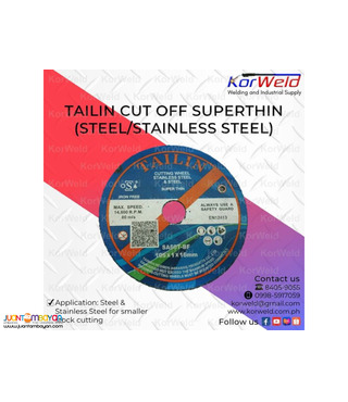 Tailin Cut Off Superthin (Steel/Stainless Steel)