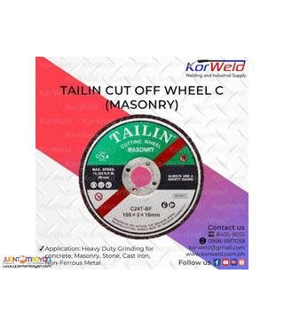 Tailin Cut Off Wheel C (Masonry)