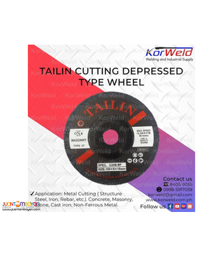 Tailin Cutting Depressed Type Wheel