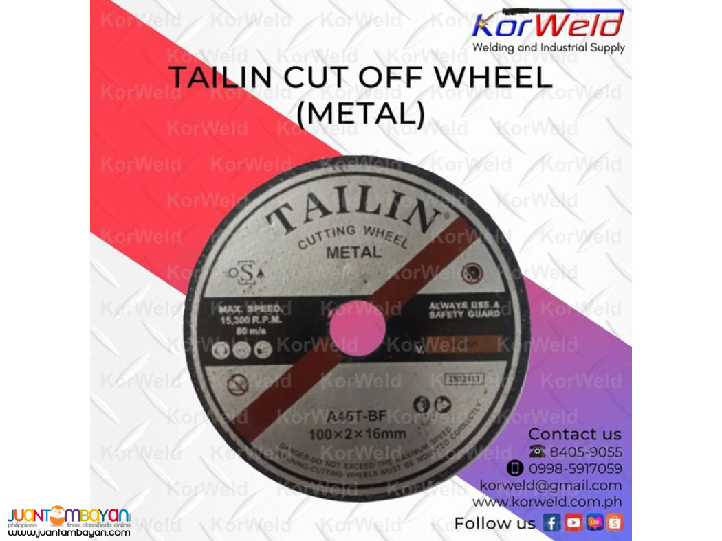 Tailin Cut Off Wheel (Metal)