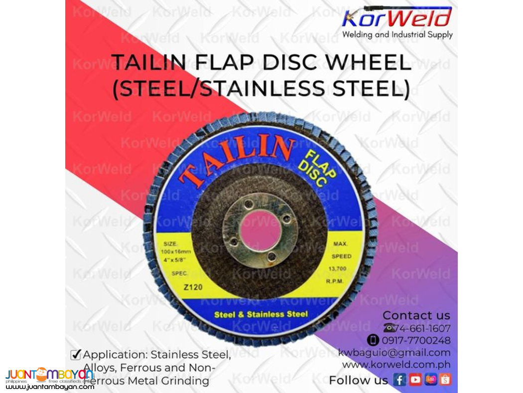 Tailin Flap Disc Wheel (Steel/ Stainless steel)