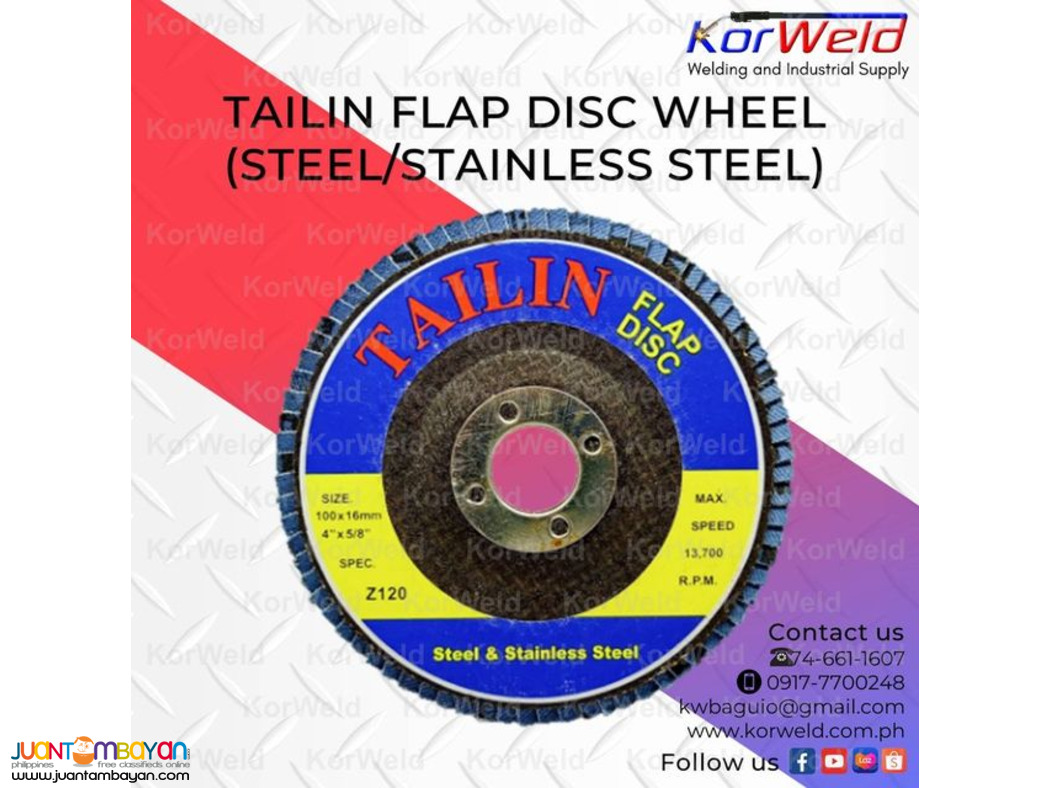 Tailin Flap Disc Wheel (Steel/ Stainless steel)