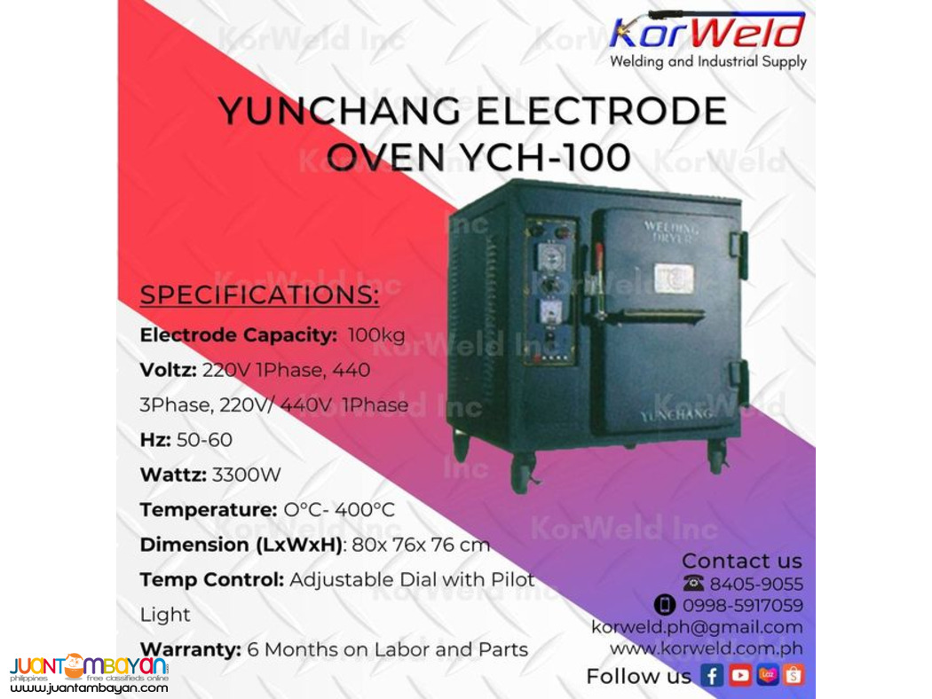 Yunchang ELectrode Oven YCH-100