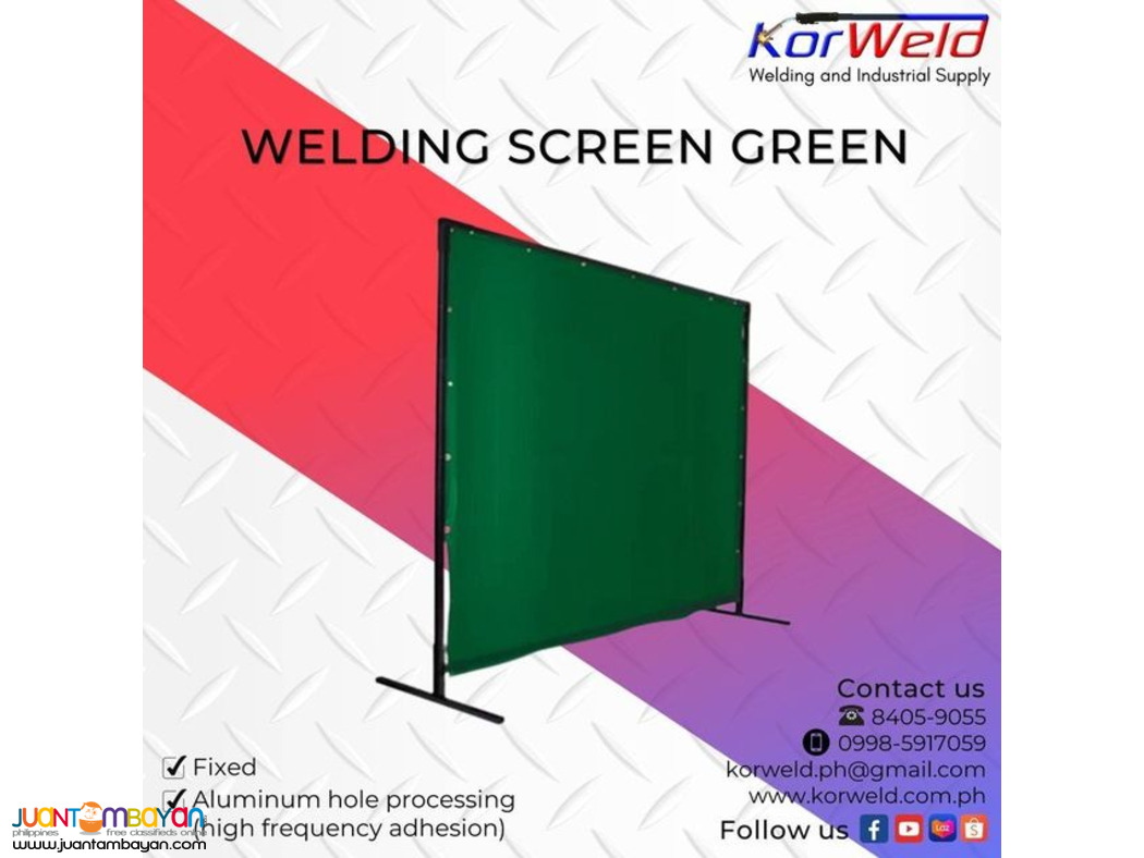 Welding Screen Green