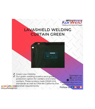 Lavashield Welding Curtain Green