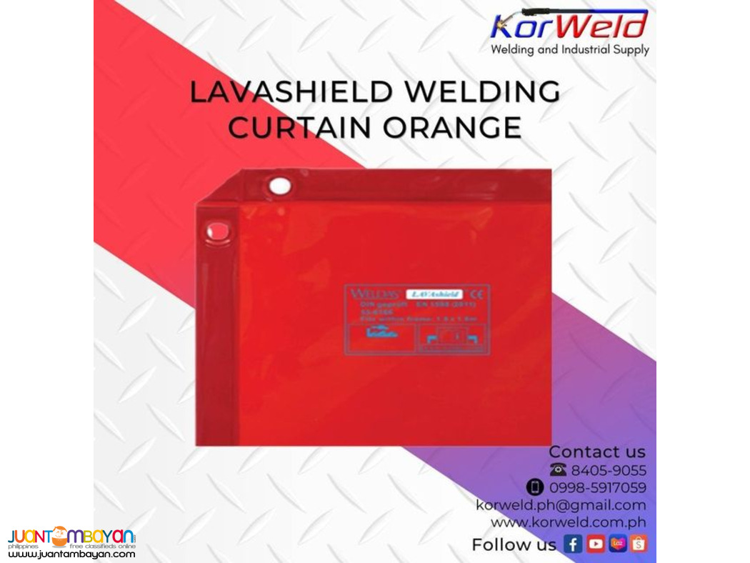 Lavashield Welding Curtain Orange