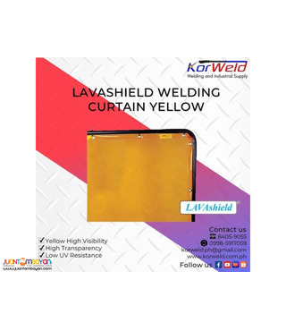 Lavashield Welding curtain Yellow