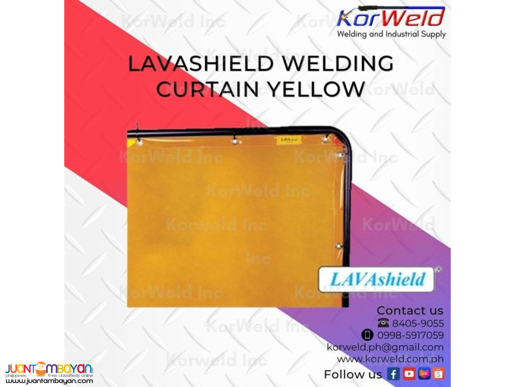 Lavashield Welding curtain Yellow