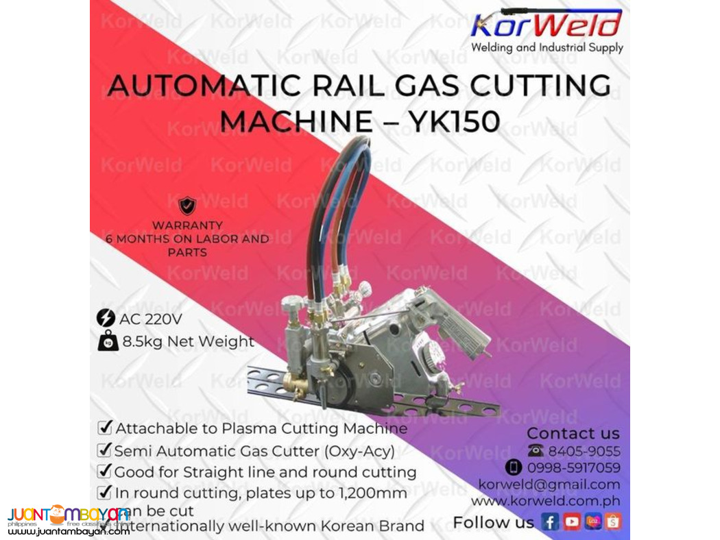 Automatic Rail Gas Cutting Machine - YK150