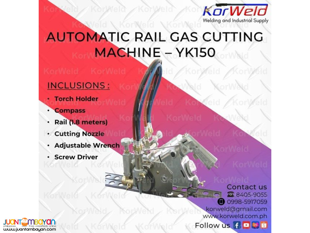 Automatic Rail Gas Cutting Machine - YK150