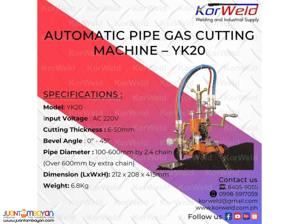 Automatic Pipe Gas Cutting Machine- YK20
