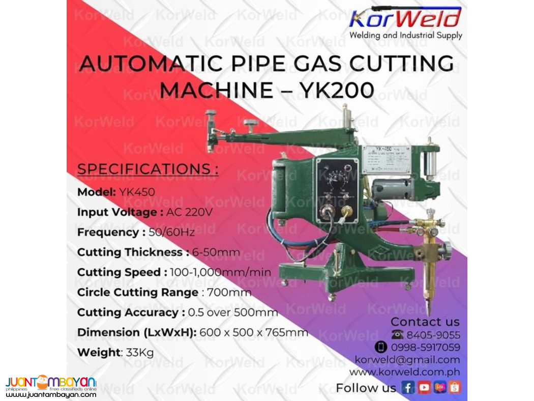 Automatic Shape Gas Cutting Machine - YK450