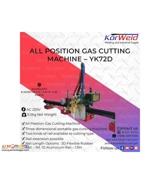 All Position Gas cutting Machine YK72D