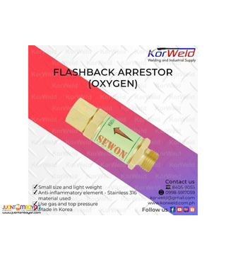 Flashback Arrestor Oxygen and Acetylene/ LPG