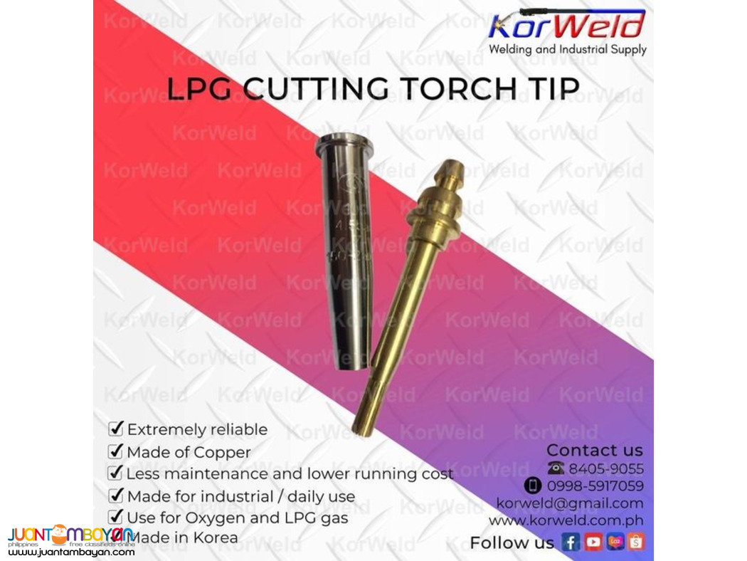 LPG Cutting torch Tip M & C Type 