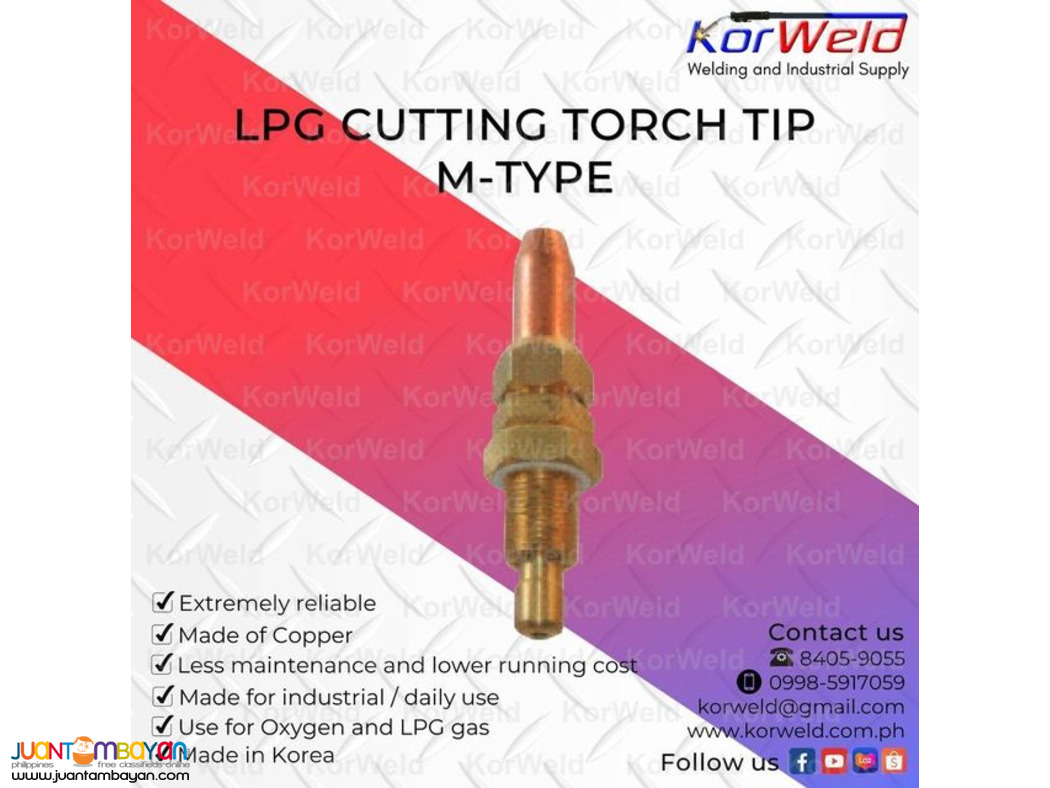 LPG Cutting torch Tip M & C Type 