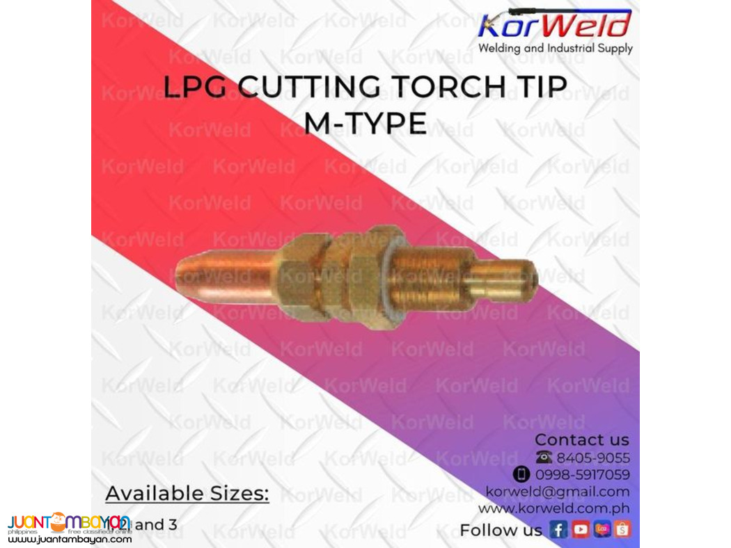 LPG Cutting torch Tip M & C Type 