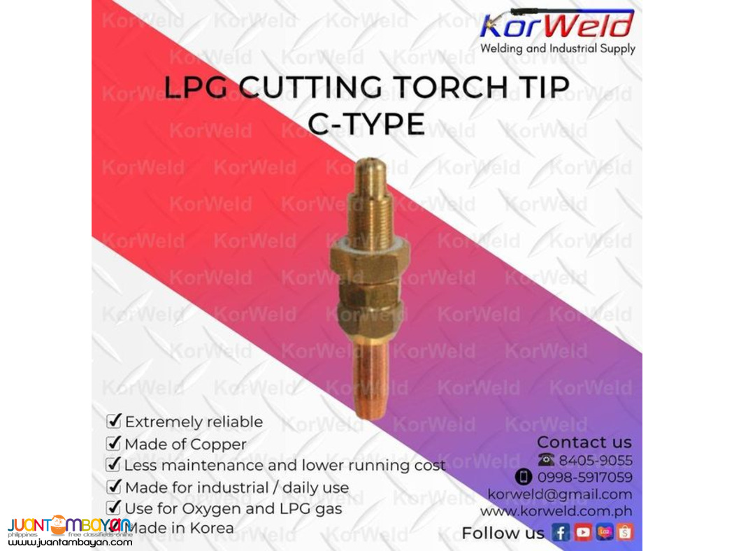 LPG Cutting torch Tip M & C Type 