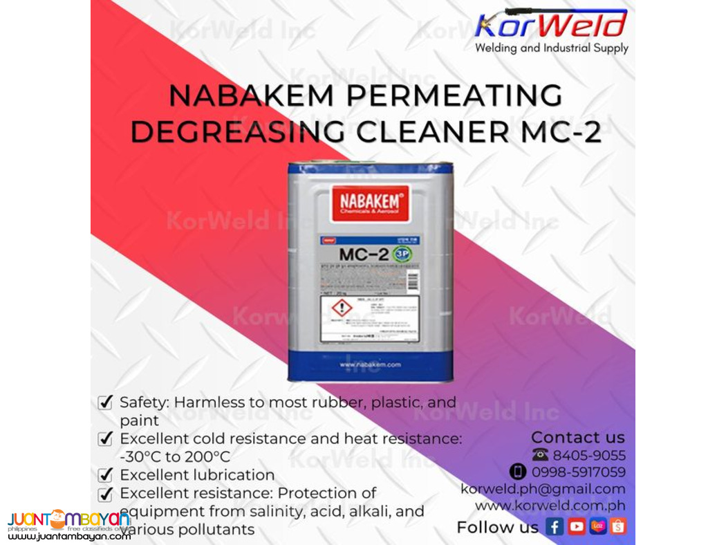 Nabakem Permeating Degreasing Cleaner MC-2 (20kgs/can)