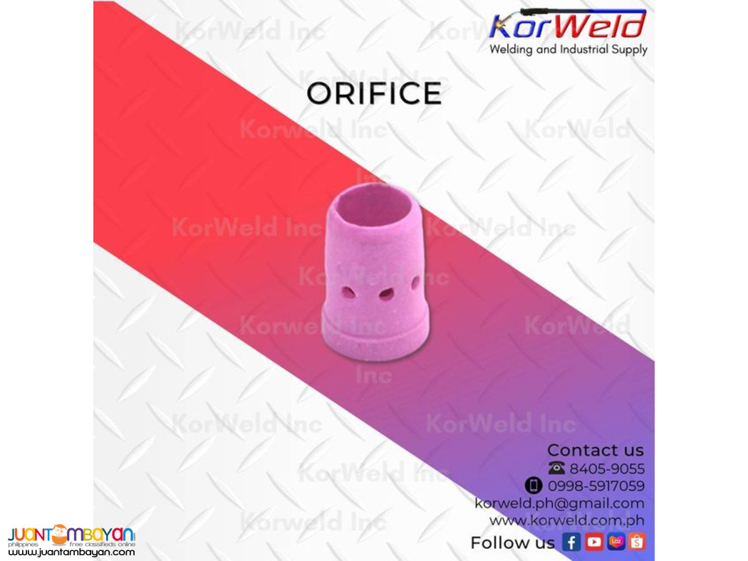 Tip Holder, Torch Body, Nozzle, Orifice, Insulator