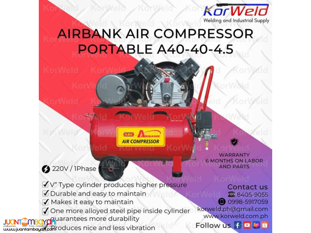 Airbank Air Compressor Portable A40-40-4.5