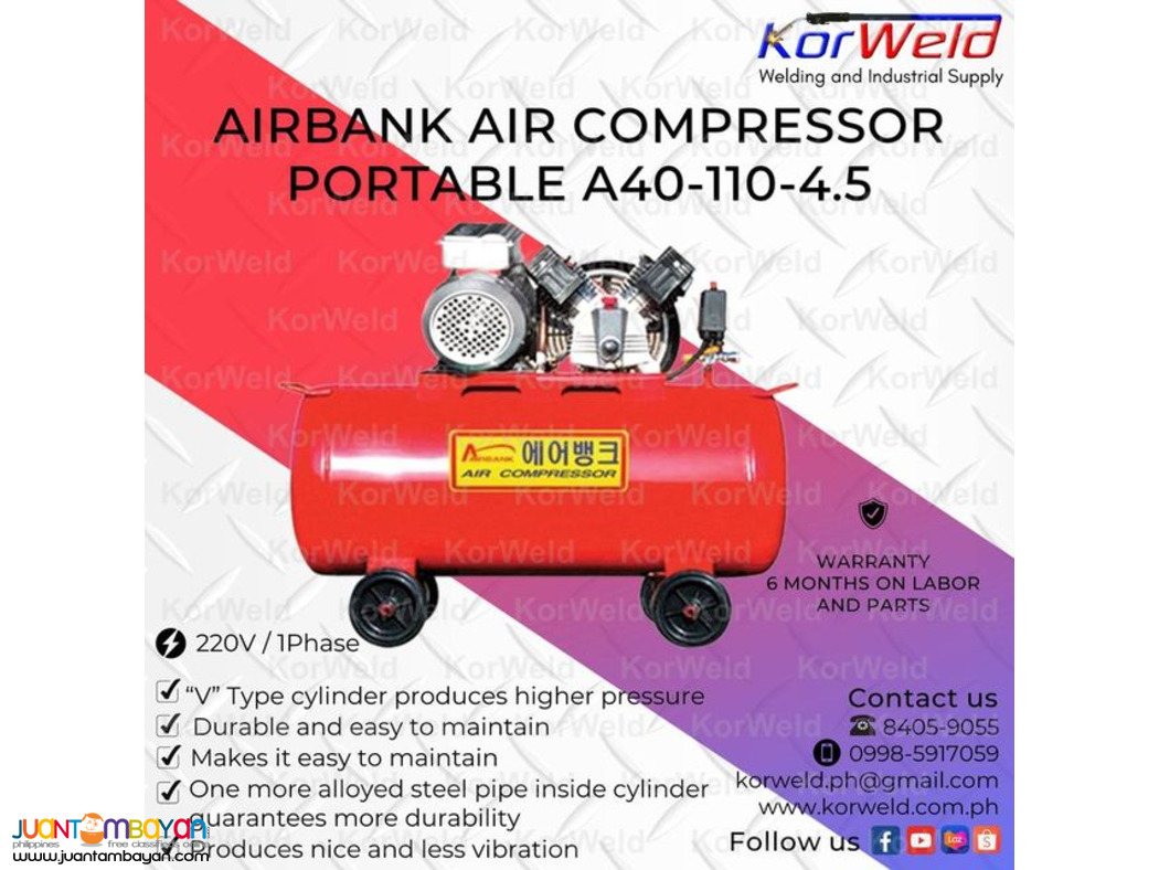 Airbank Air Compressor Portable A40-110-4.5